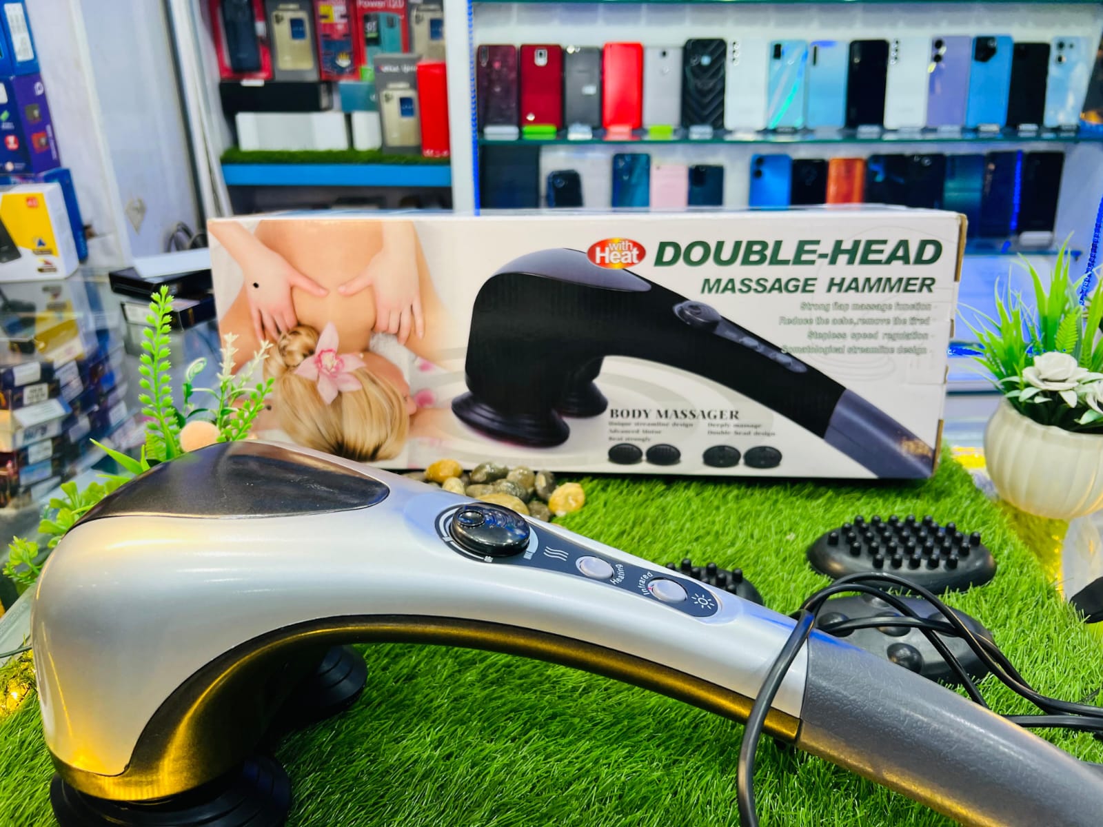 Double-Head Massage Hammer with Heat