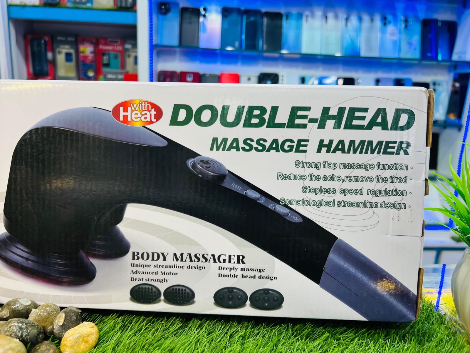 Double-Head Massage Hammer with Heat