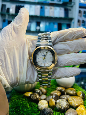 Patek Philippe Watch - Steel &amp; Gold Edition