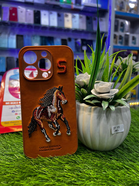 Santa Barbara Embroidered Horse iPhone Cases