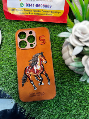 Santa Barbara Embroidered Horse iPhone Cases