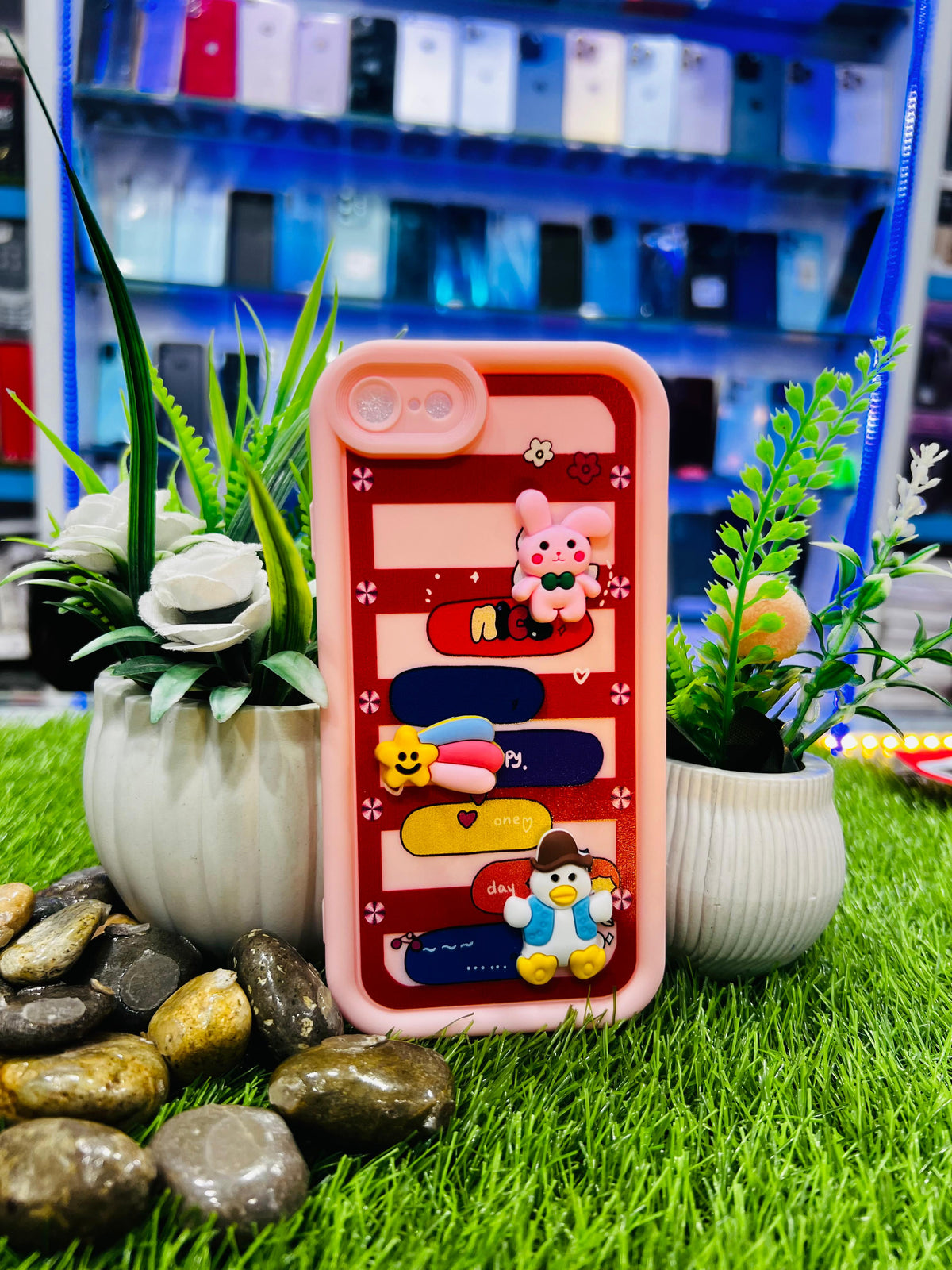 Cute Cartoon 3D Silicone iPhone Cases