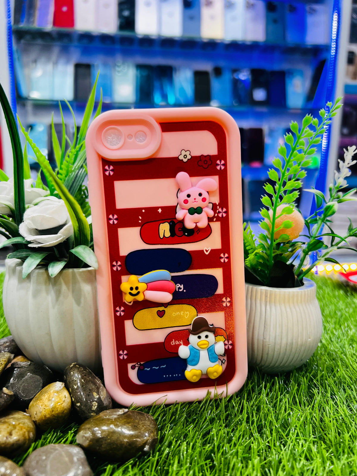 Cute Cartoon 3D Silicone iPhone Cases